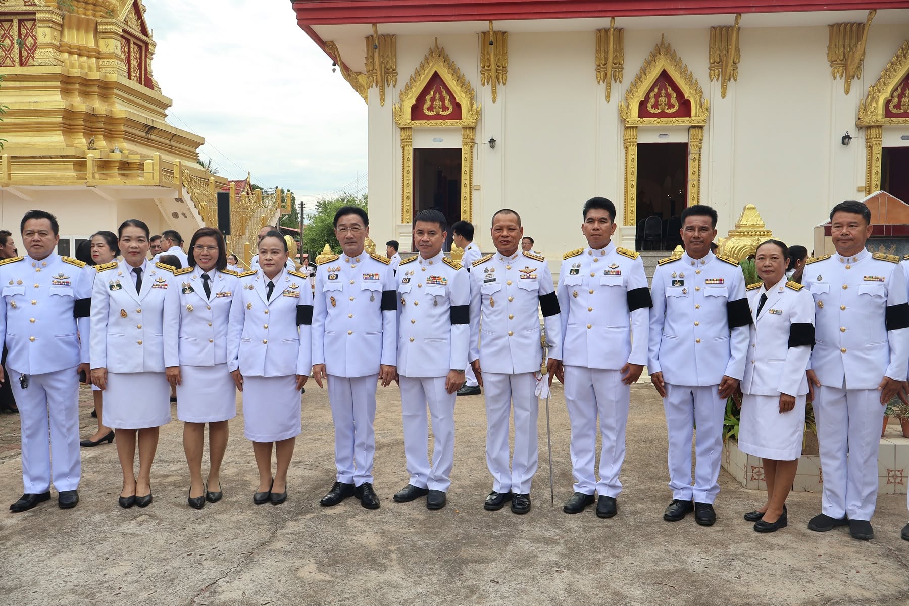 title - ส.ป.ก. ยโสธร ร่วมพิธีทำบุญตักบาตรและพิธีบำเพ็ญกุศล (สัตตมวาร ๗ วัน) เพื่ออุทิศถวายเป็นพระกุศล สมเด็จพระเจ้าลูกเธอ เจ้าฟ้าพัชรกิติยาภา นเรนทิราเทพยวดี กรมหลวงราชสาริณีสิริพัชร มหาวัชรราชธิดา  ณ วัดศรีธรรมาราม (พระอารามหลวง) อำเภอเมืองยโสธร จังหวัดยโสธร